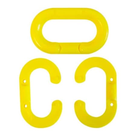 Gec Mr. Chain Heavy Duty Master Links, 2in, Yellow, 10 Pack 51702-10